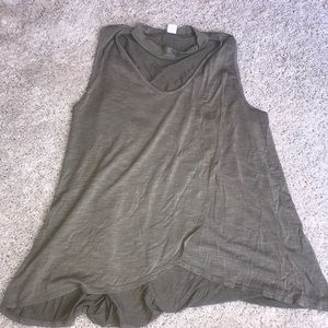 Green halter top